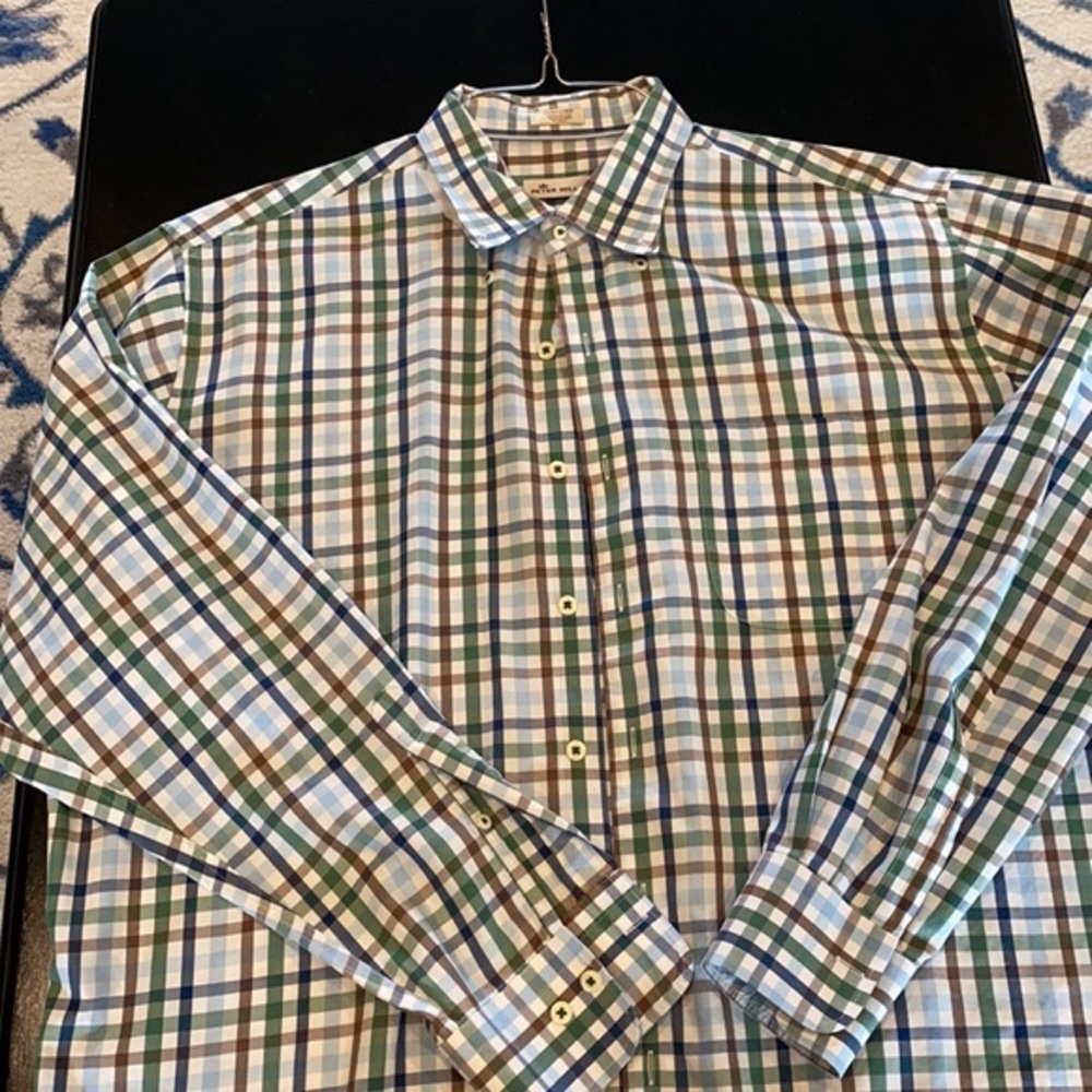 Peter Millar Coulson Plaid Sport Shirt